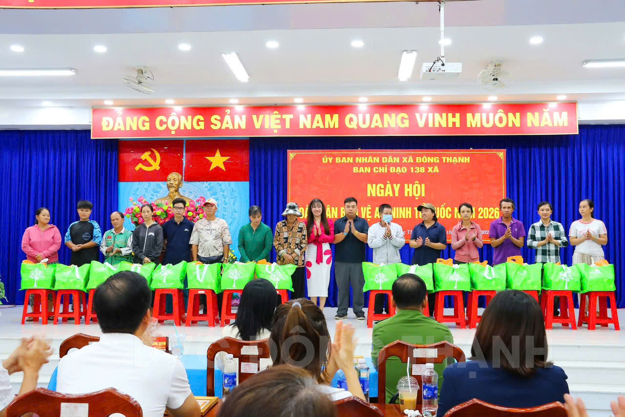 CÔNG TY CỔ PHẦN ĐẦU TƯ MỸ NGA ĐỒNG HÀNH CÙNG NGÀY HỘI TOÀN DÂN BẢO VỆ AN NINH TỔ QUỐC NĂM 2026 TẠI XÃ ĐÔNG THẠNH