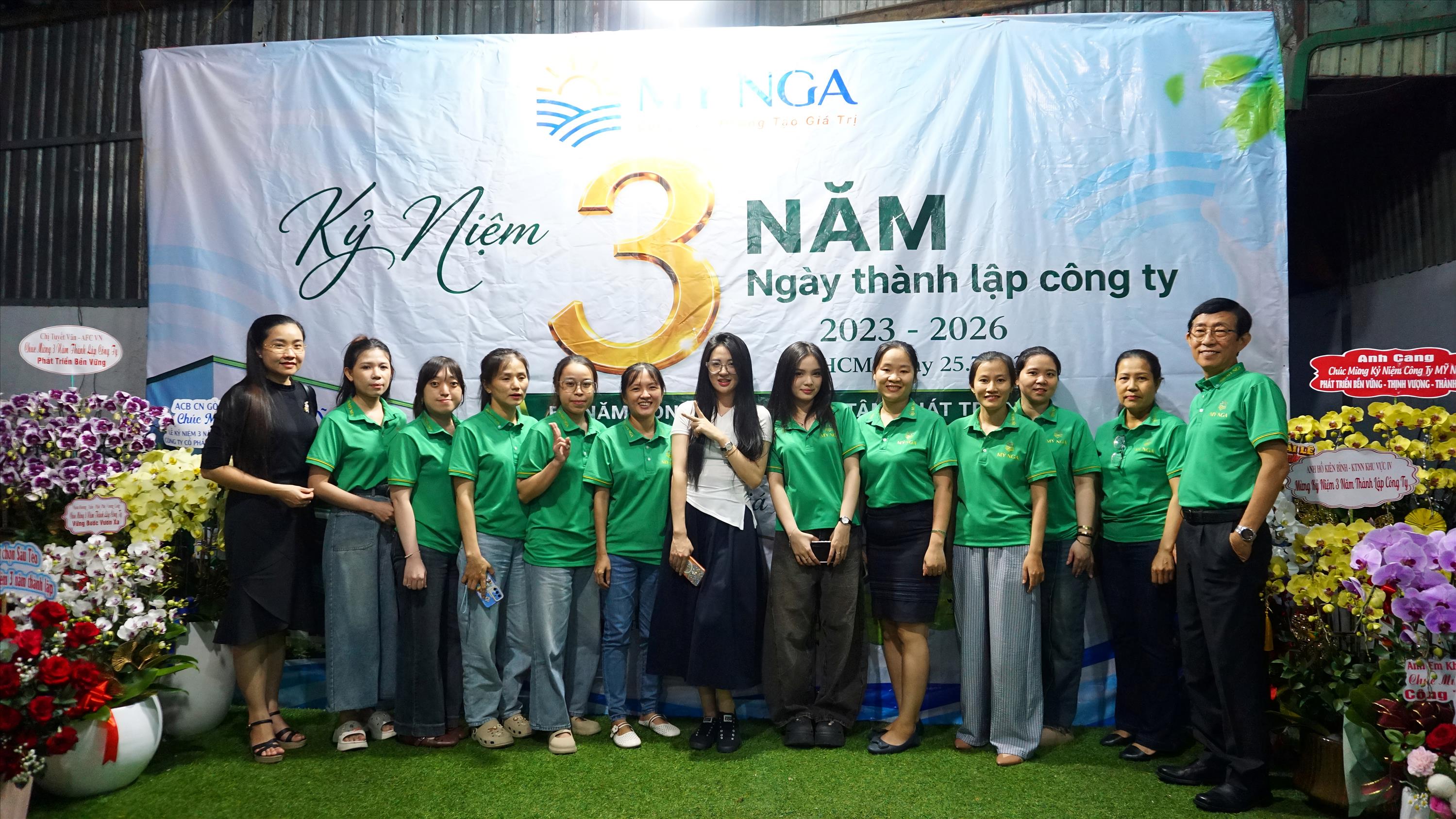 KỶ NIỆM 3 NĂM THÀNH LẬP CÔNG TY CỔ PHẦN ĐẦU TƯ MỸ NGA